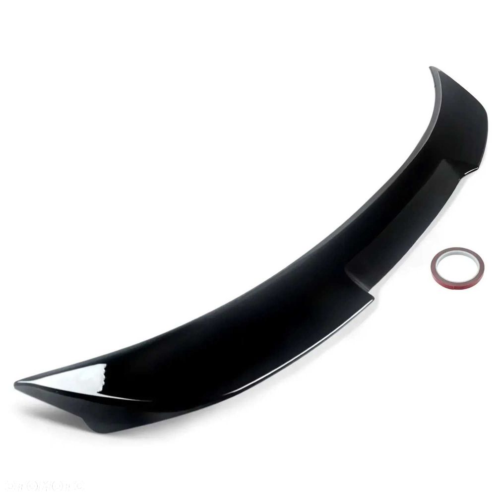 Spoiler Lotka BMW E60 Dokładka Tylna Klapy Bagażnika Czarny Połysk - 11