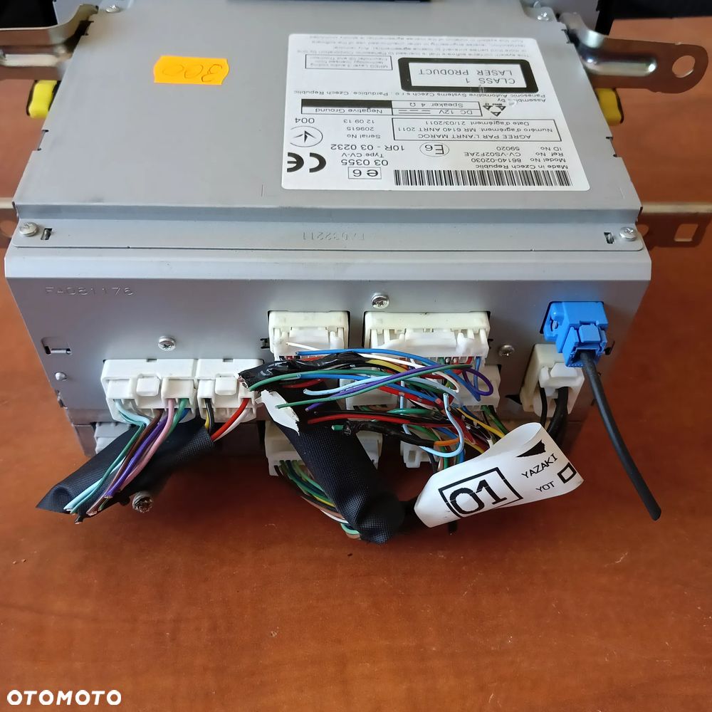 RADIO Z NAWIGACJĄ FA032211 TOYOTA AURIS - 5