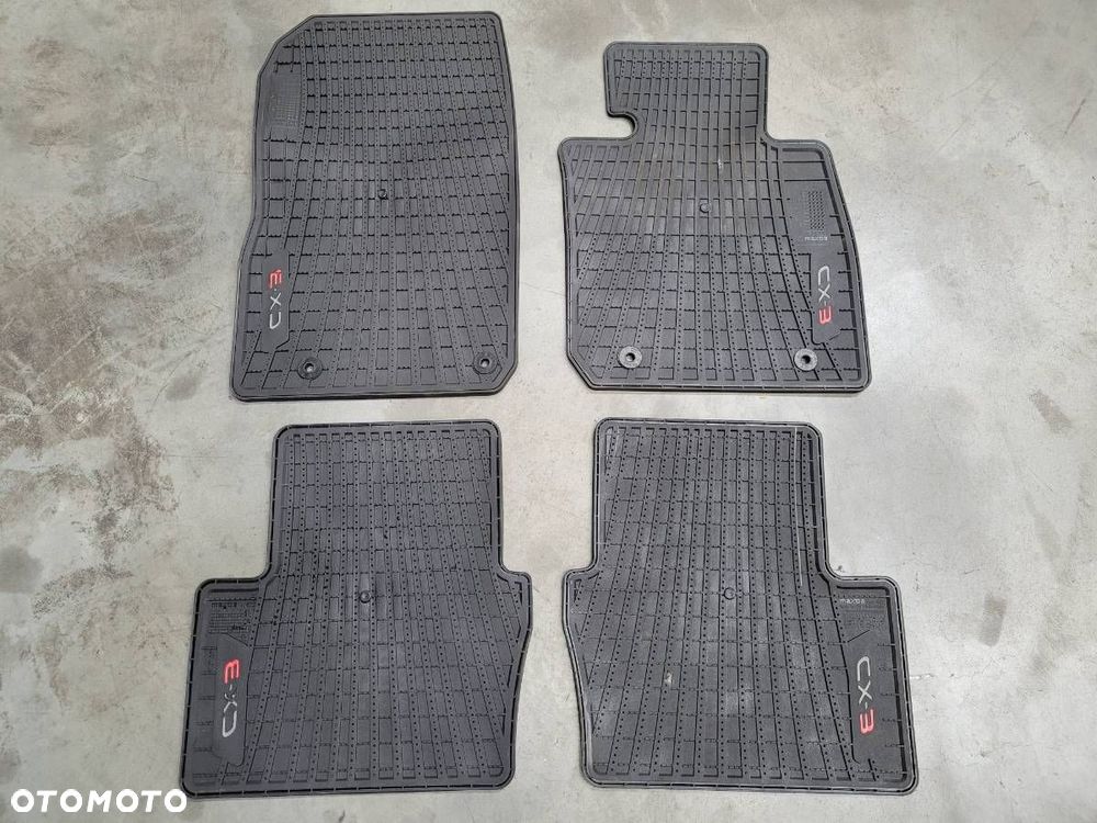DYWANIKI KOMPLET GUMOWE MAZDA CX-3 DK EUROPA ORYGINAŁ DD2F-V0-351 - 4