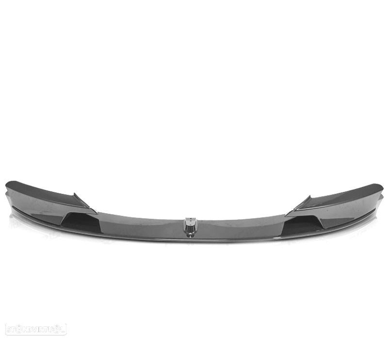 SPOILER FRONTAL BMW F30 F31 LOOK M PERFORMANCE PRETO BRILHO - 3