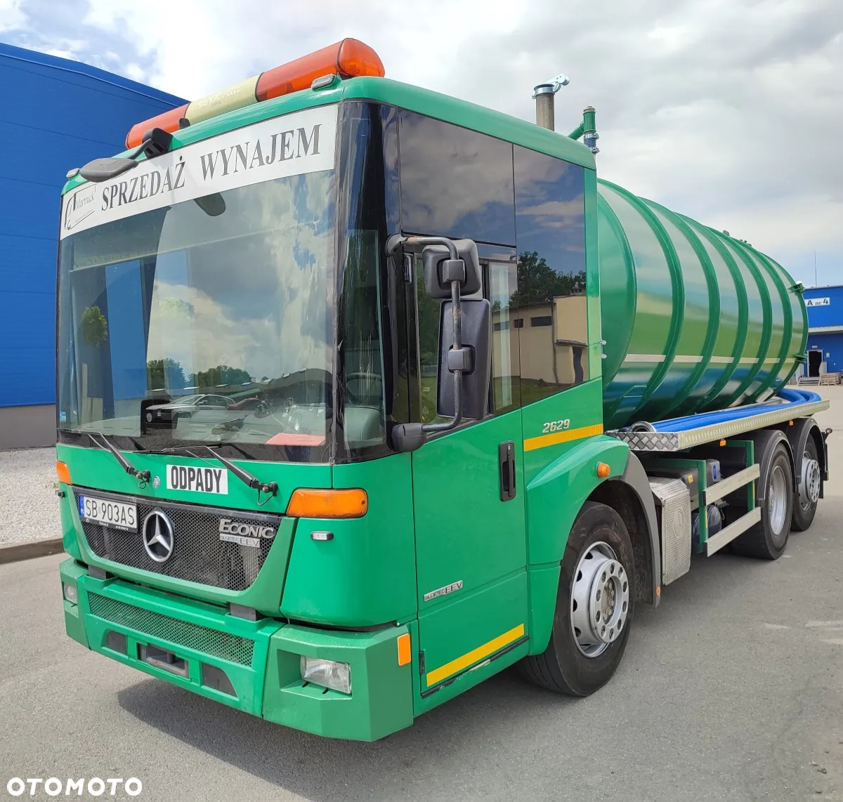 Mercedes-Benz Econic, pojazd asenizacyjny, beczka, cysterna, sprzedaż, wynajem, serwis, gwarancja - 9