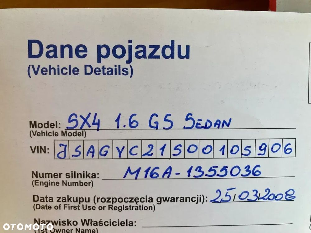 Suzuki SX4 1.6 GLX / Comfort - 12