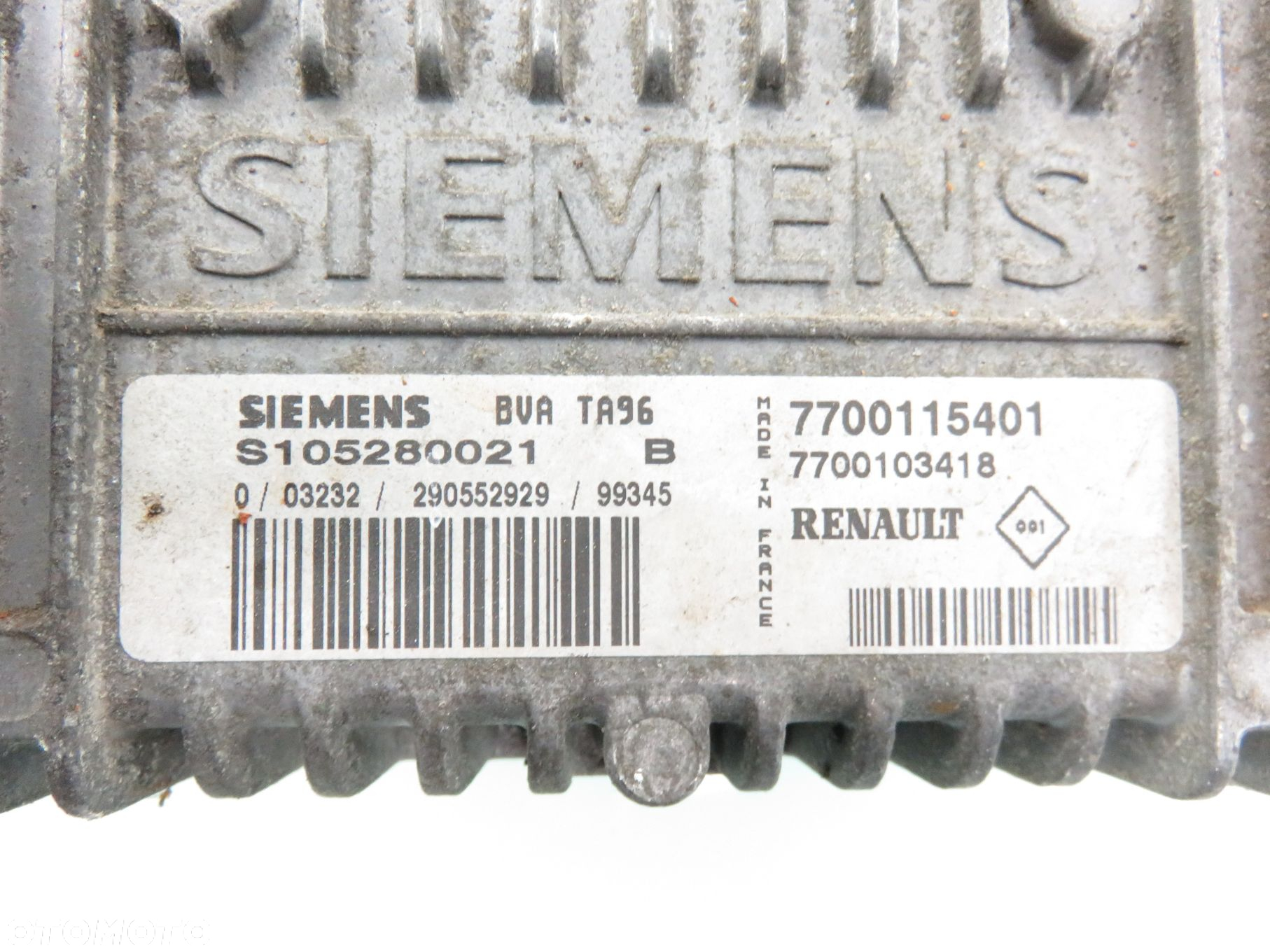 STEROWNIK SKRZYNI RENAULT CLIO II 1.6 7700115401 S105280021 - 4