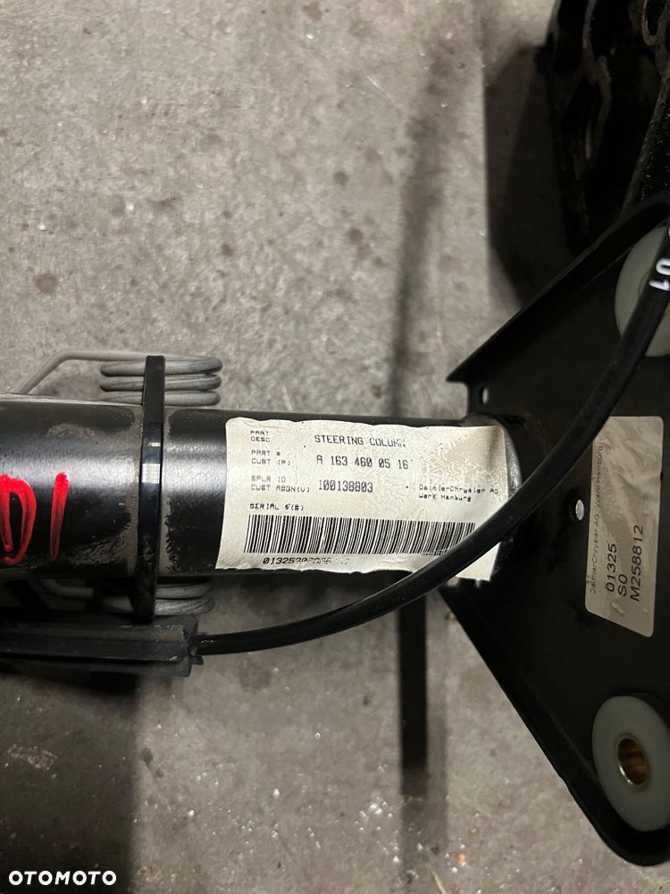 Kolumna kierownicza Mercedes ml w163 400cdi - 2