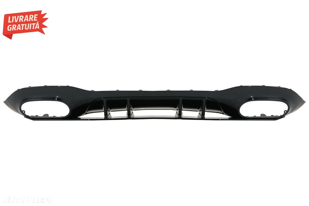 Difuzor Bara Spate Mercedes A-Class W177 Hatchback (2018-Up) Evacuari Crom- livrare gratuita - 2