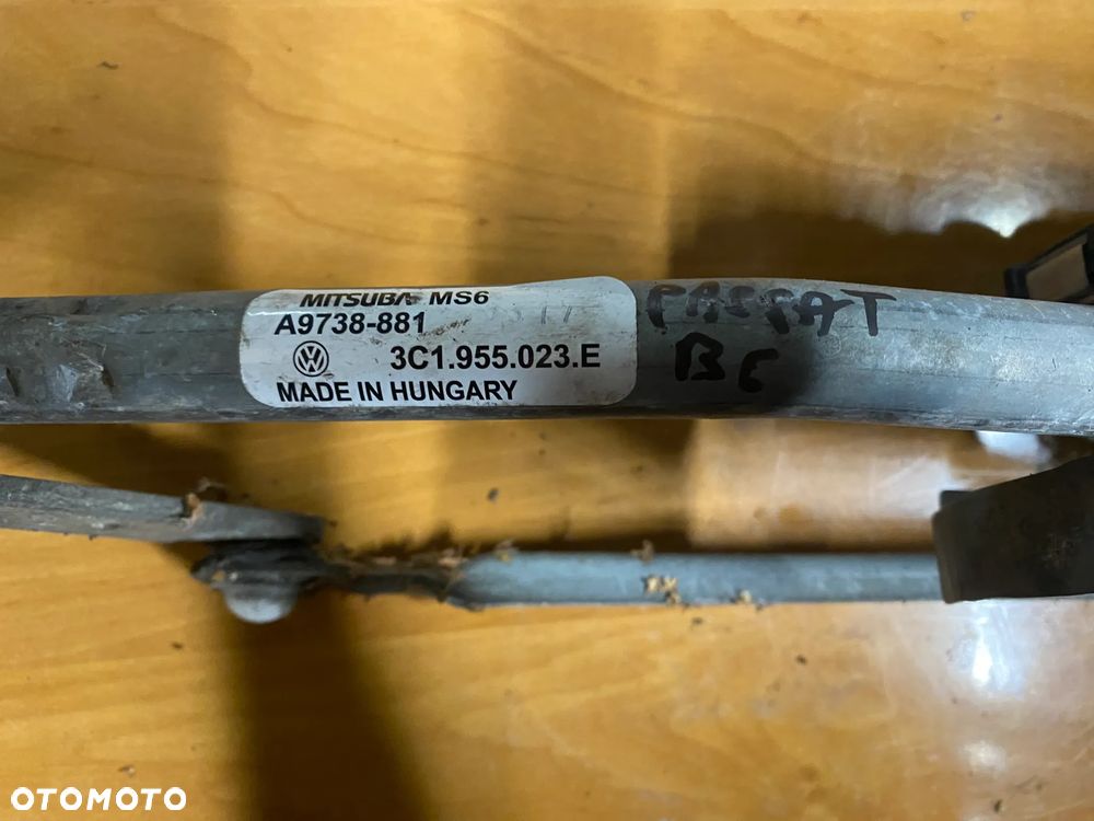 MECHANIZM SILNICZEK WYCIERACZEK PRZÓD VOLKSWAGEN PASSAT B6 3C1955023E - 7