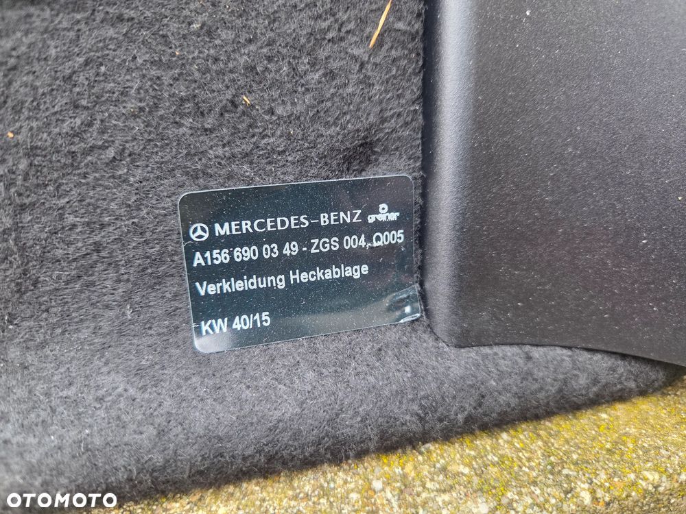 MERCEDES GLA W156 X156 PÓŁKA TYLNA BAGAŻNIKA - 5