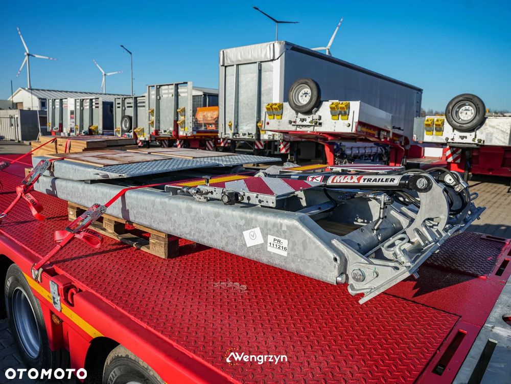 MAX Trailer 6 osiowe semi, rozciągana, najazdy hydrauliczne - 15