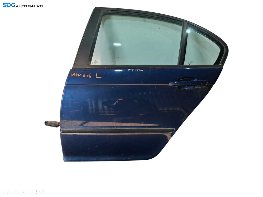 Usa Portiera Stanga Spate Dezechipata BMW Seria 3 E46 Berlina Sedan 1998 - 2006 Culoare Mysticblau [LC0021] - 1