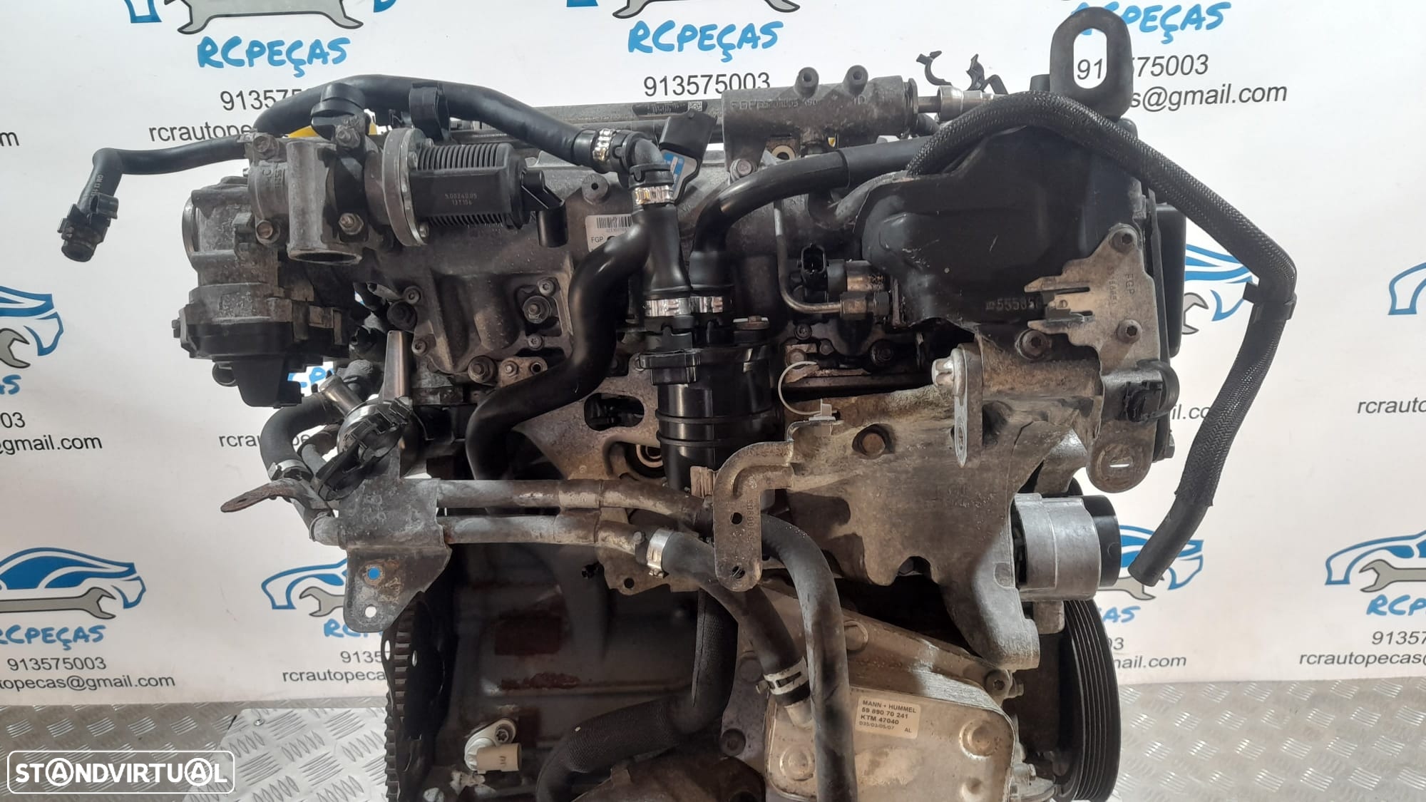 MOTOR COMPLETO 1.9 TID 16V 150CV Z19DTH SAAB 9.3 93 9-3 OPEL ASTRA H VECTRA C ZAFIRA B SIGNUM MOTOR ARRANQUE ALTERNADOR COMPRESSOR AR CONDICIONADO BOMBA DIRECAO DIREÇÃO TURBO INJETOR INJETORES - 7