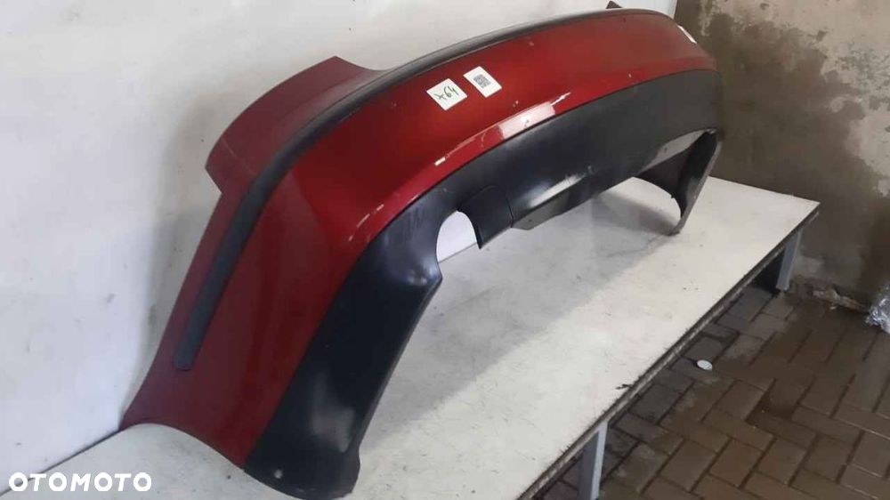 + ZDERZAK TYŁ TYLNY DO SKODA OCTAVIA II 2 SEDAN PDC BORDO BORDOWY - 3