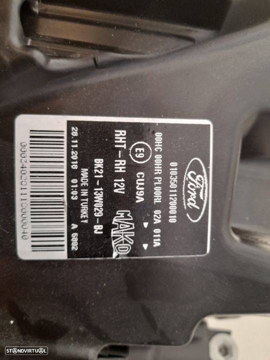 OTICA OTICAS DIREITA FORD TRANSIT CUSTOM OPTICA OPTICAS FAROL FAROIS ORIGINAIS - 7