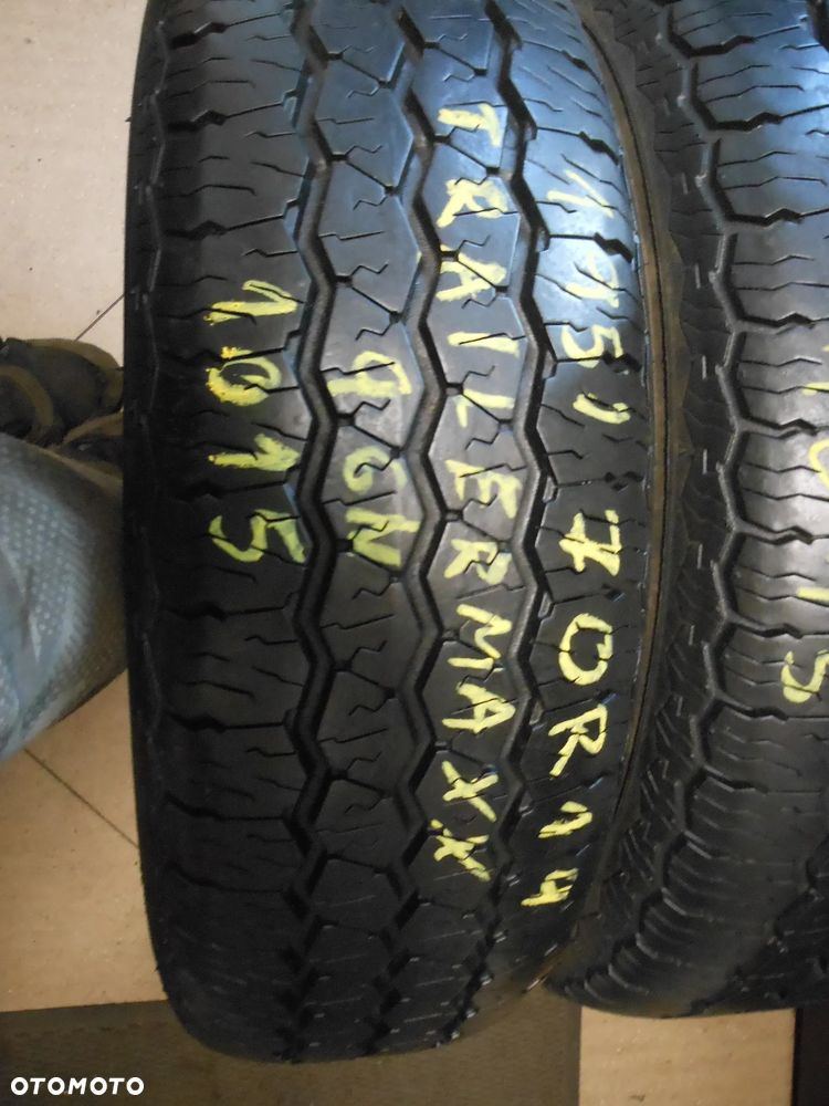 Opony 195/70r14 trailermaxx radial rainforced 7,5mm lato para - 2
