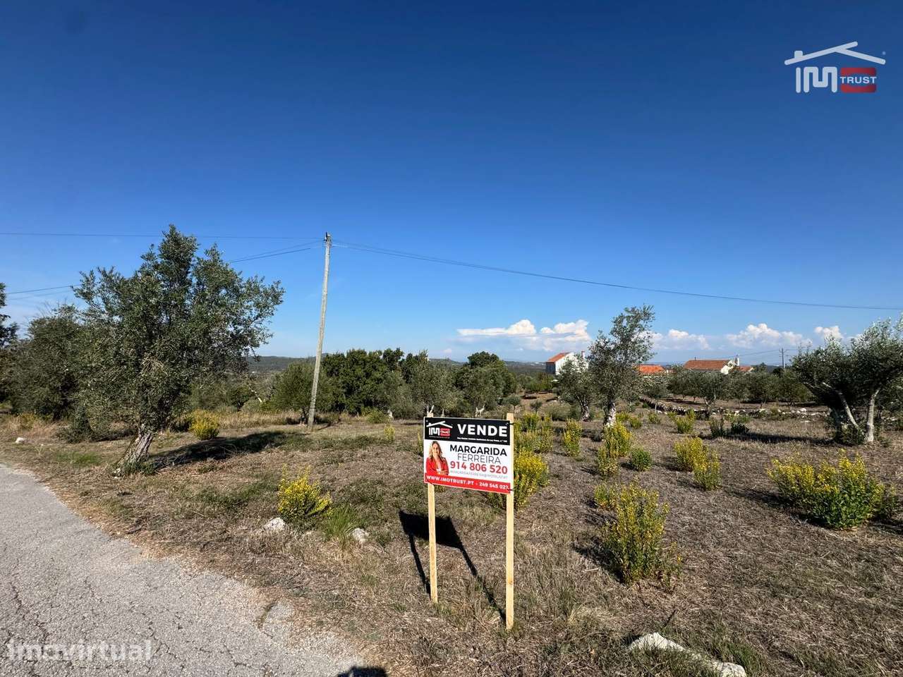 TERRENO COM 2170 m² EM ATOUGUIA COM DUAS FRENTES DE ESTRADA - Grande imagem: 4/9