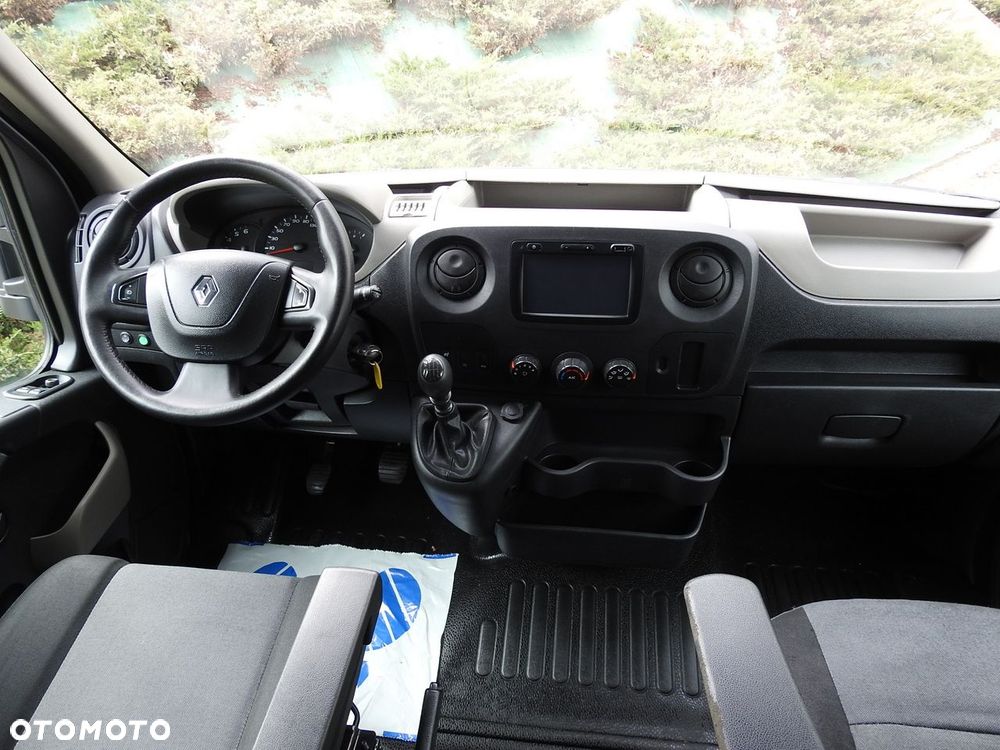 Renault MASTER PLANDEKA 8 PALET WEBASTO TEMPOMAT NAWIGACJA KLIMATYZACJA PNEUMATYKA  170KM - 3