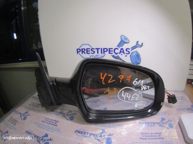 Espelho Esp4462 AUDI A3 2012 1.6TDI 105CV 5P PRETO DRT ELETRICO COM PISCA 6 PINOS AUDI A3 2009 2.0TDI 170CV 5P PRETO - 1
