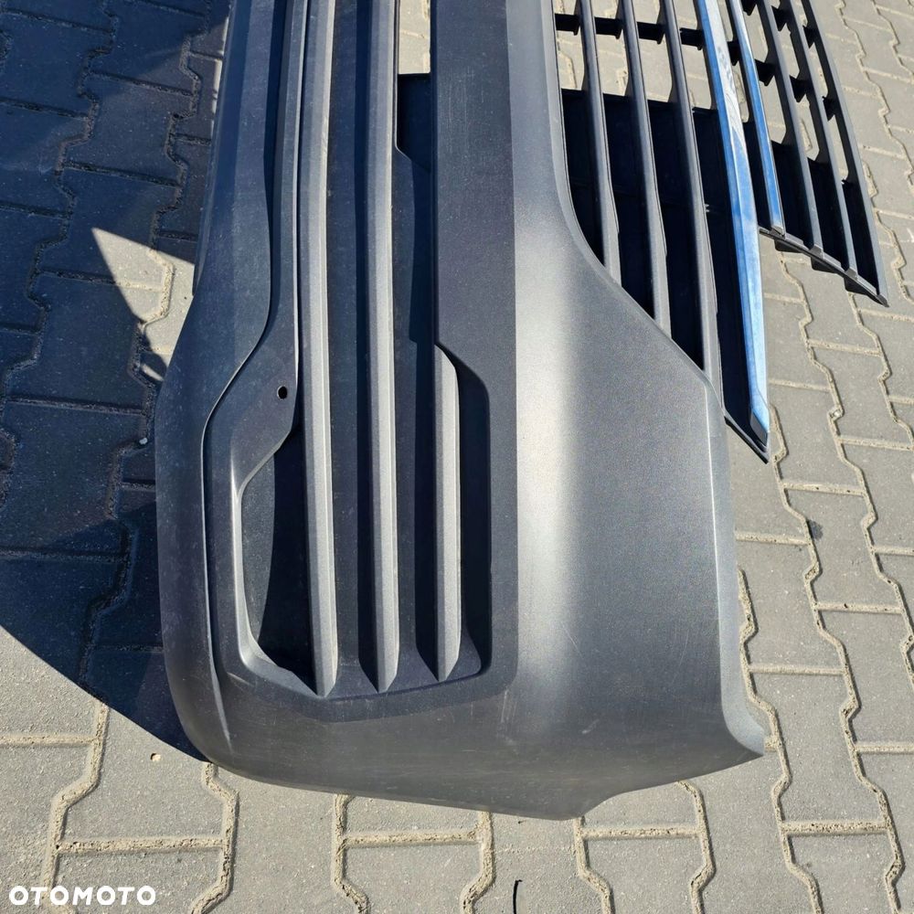 VW T6.1 TRANSPORTER zderzak przód czarny STRUKTURA - 3