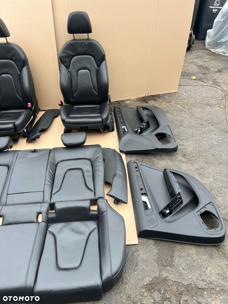 audi a5 8t lift sline sportback fotele kanapa skóra grzane s-line kpl. - 9