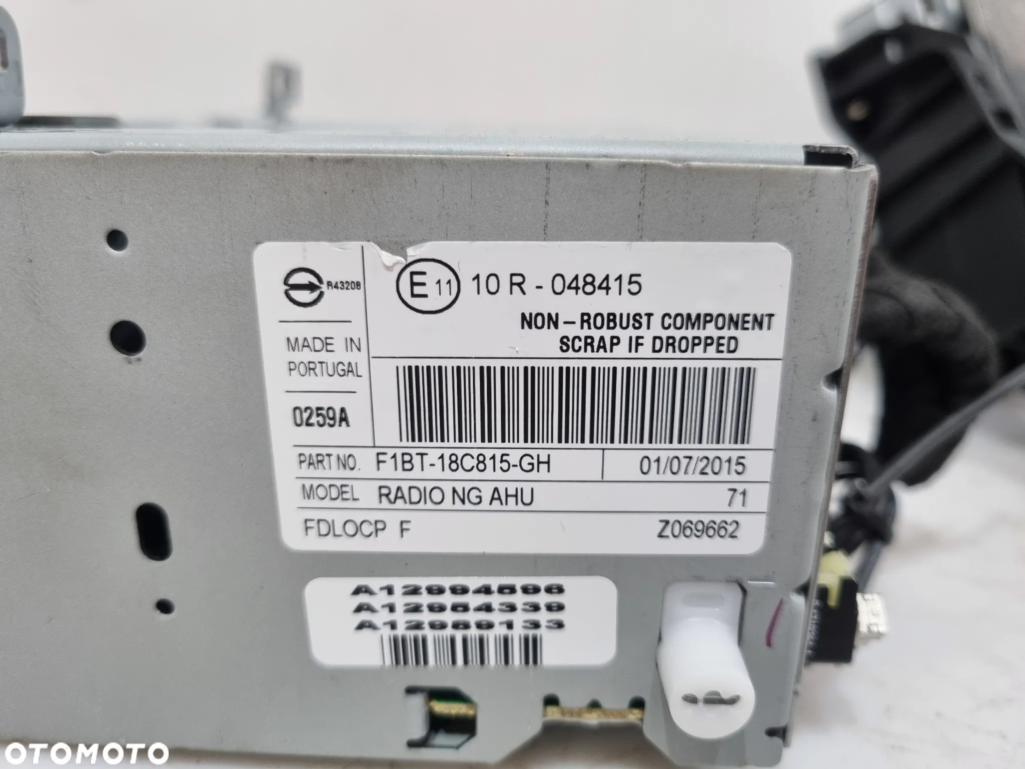 FORD FOCUS MK3 LIFT RADIO NAWIGACJA WYŚWIETLACZ F1BT-18C815-GH DM5T-14F239-AP - 7