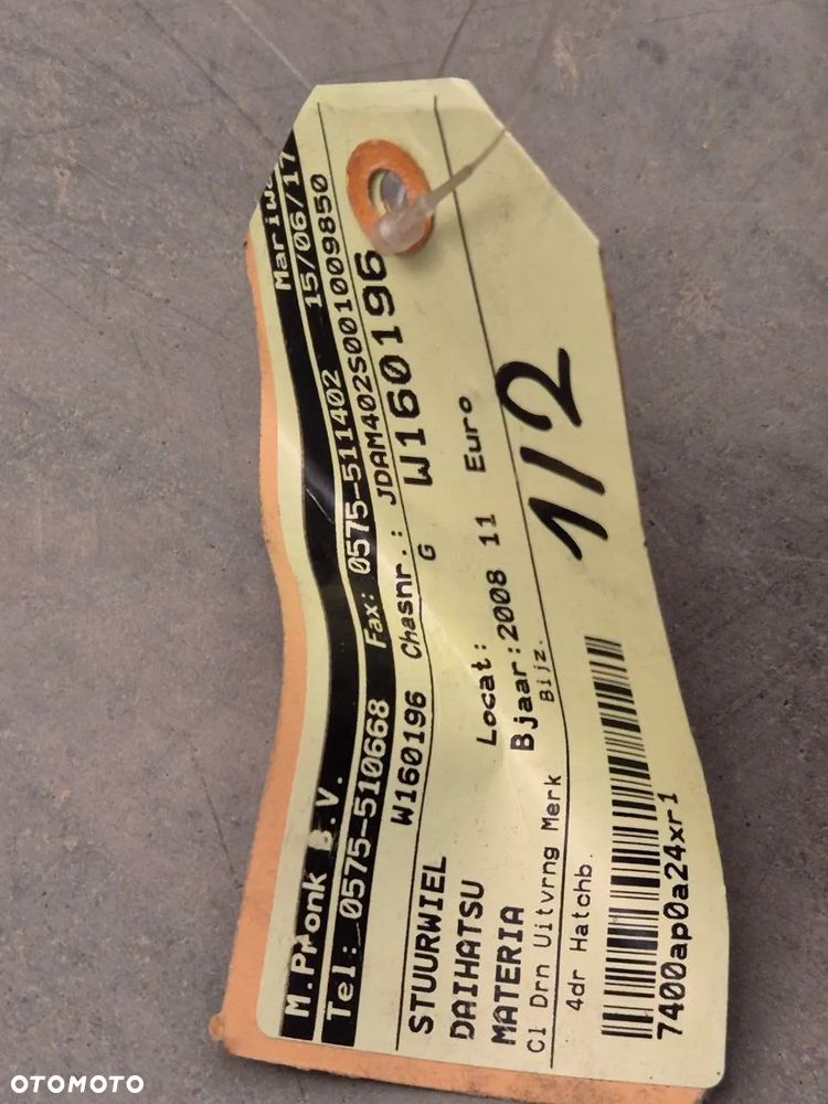 KIEROWNICA KIEROWNICE DAIHATSU - 9