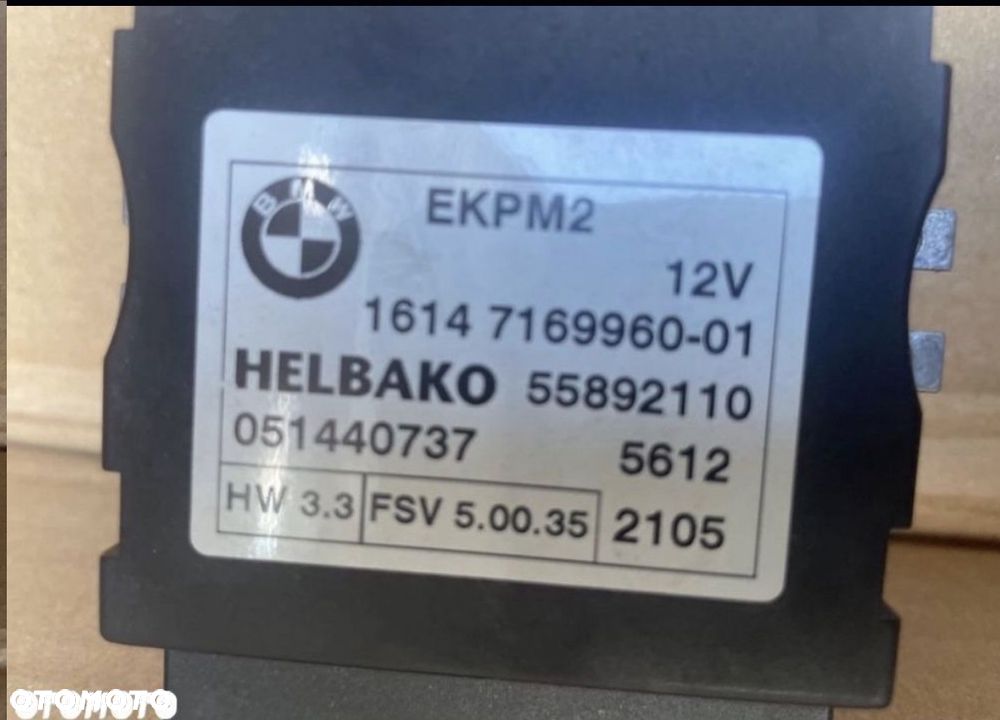7169960 moduł sterownik pompy bmw 3 e90 e91 e87 e81 e84 e60 e61 e70 e71 - 2