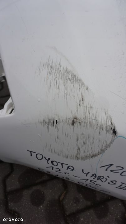 ZDERZAK PRZÓD PRZEDNI TOYOTA YARIS III BIAŁY 12-15 rok PRZED LIFT - 3