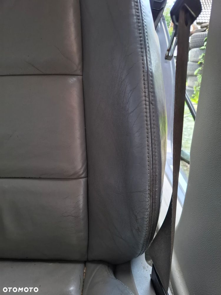 FOTEL LEWY SKORA AUDI A6 C6 SLASK WYSYLKA VAT - 4