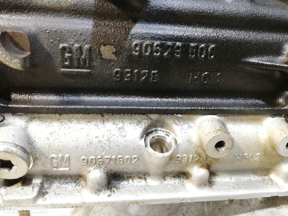 BLOCO DO MOTOR OPEL CORSA C 2001 -90529506 93128 HG1 19 T02564 Z10XE - 4