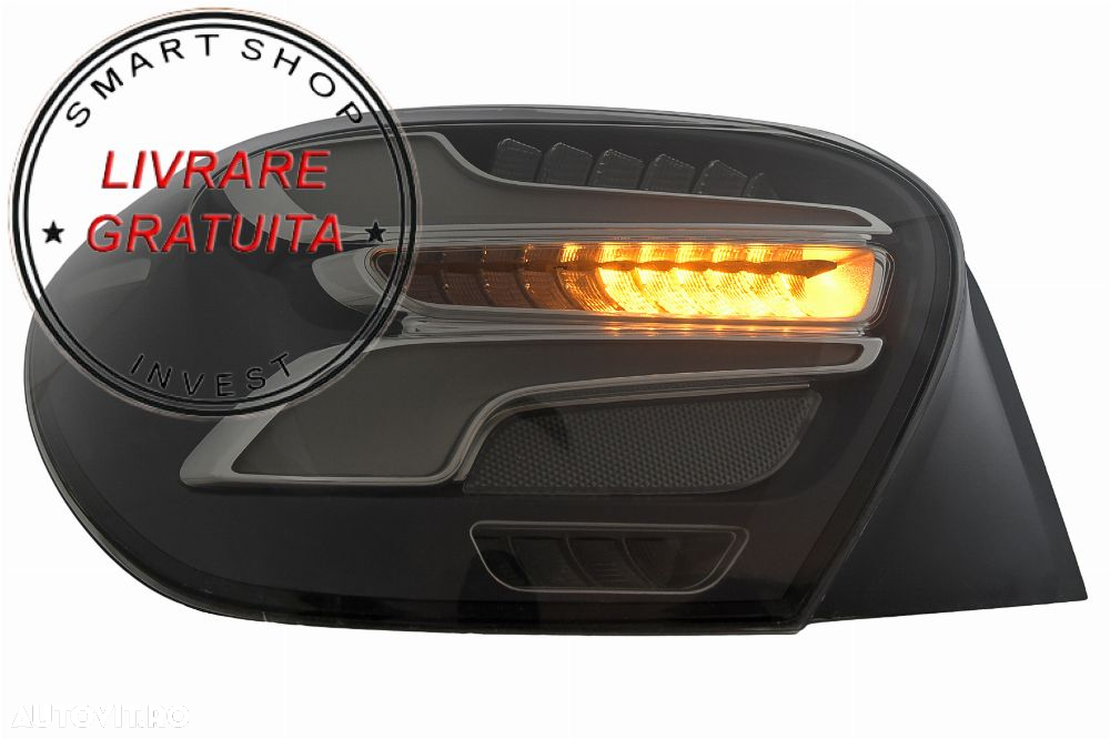 Stopuri LED Mercedes A-Class W176 (2013-08.2015) Facelift Design Fumurii cu Semnal- livrare gratuita - 15