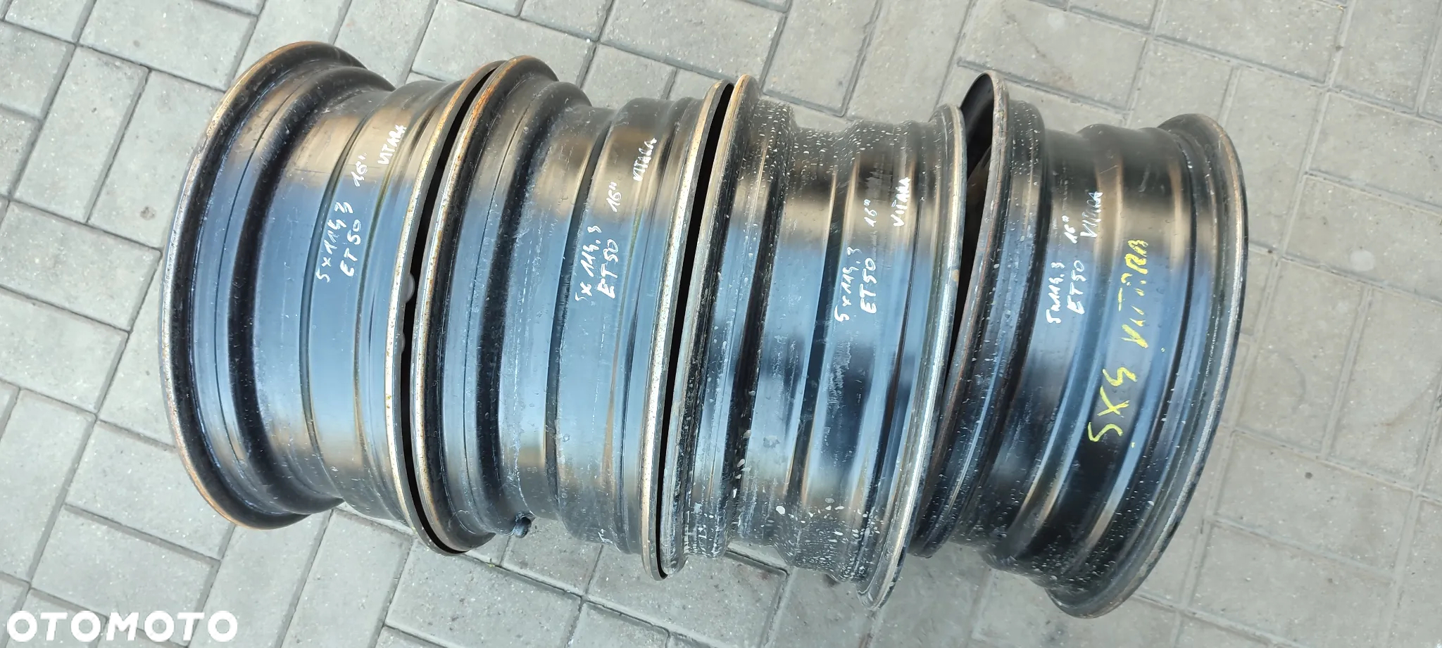 FELGI STALOWE 5x114.3 6Jx16 CALI ET 50 SUZUKI Sx4 VITARA KOMPLET 4 SZTUKI - 8