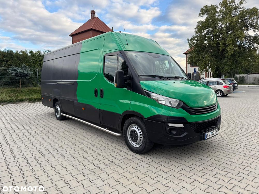 Iveco DAILY 35-160 LIFT MAXI L4H2 Climatronic Elektryka Tempomat Kamera Furgon 3os. Hak Serwis - 12