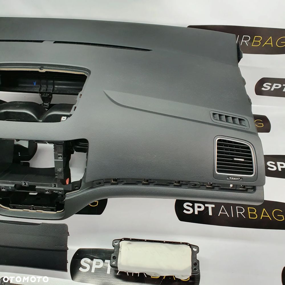 SEAT ALHAMBRA DESKA ROZDZIELCZA KONSOLA KOKPIT PULPIT PODUSZKI AIRBAG AIR BAG PASY KIT SET - 3