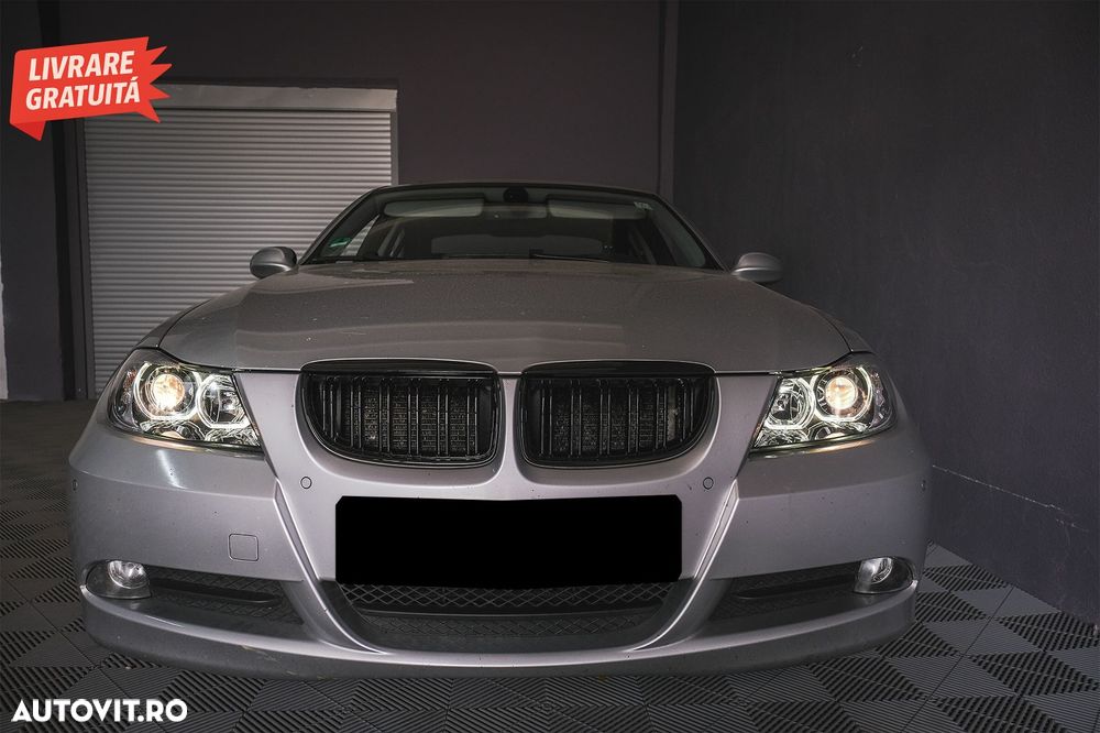 Carcasa faruri Alb cu Lumini de zi dedicate LED DRL Mercedes G-class W463 (1989-20- livrare gratuita - 22