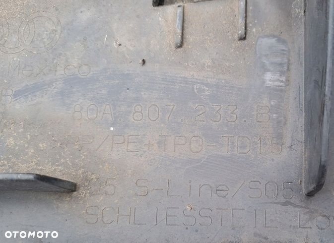 AUDI Q5 FY 80A PŁYTA OSŁONA POD ZDERZAK PRZÓD S-LINE - 2