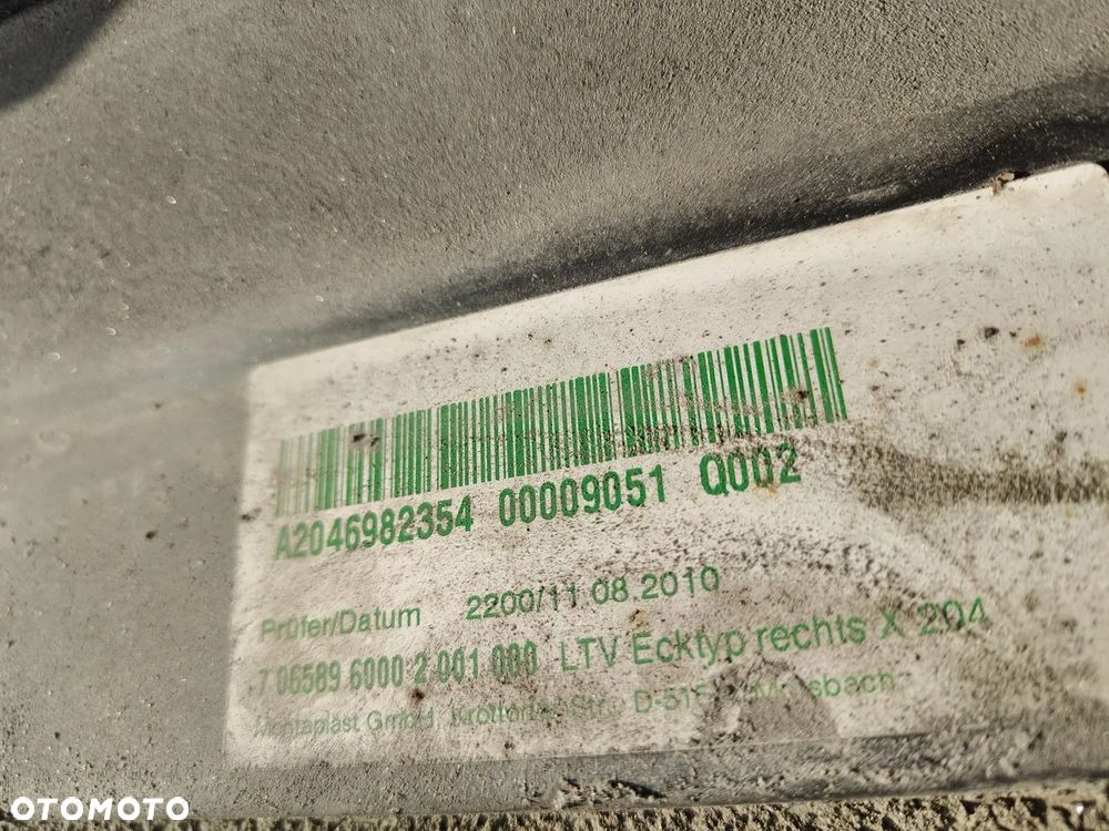 MERCEDES GLK X204 Listwa Nakładka Progowa Prawa Lewa Nielakierowana - 12
