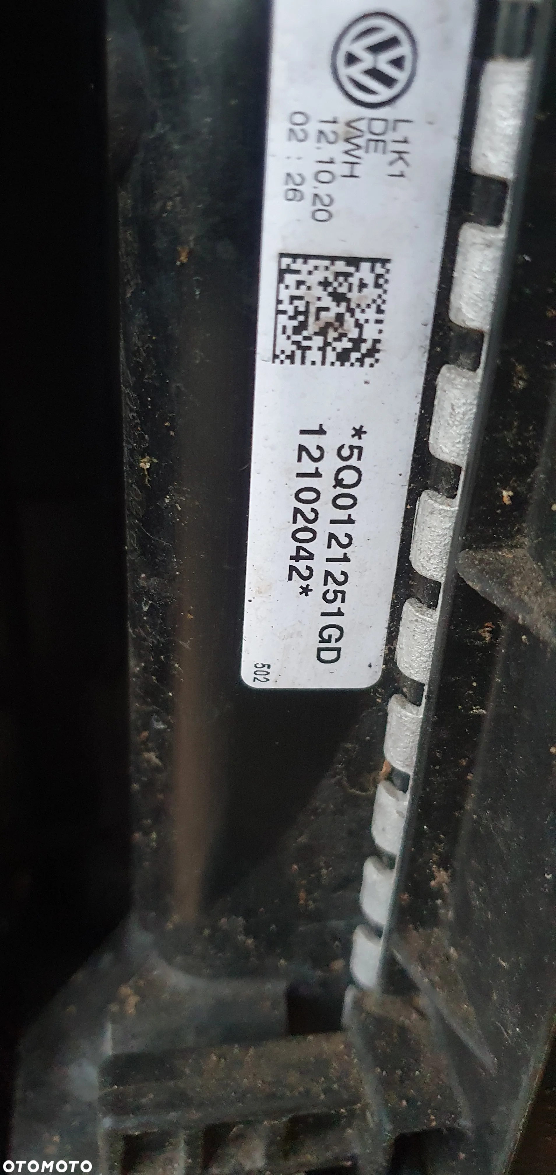Pas przedni kompletny chłodnice wentylator belka VW Golf VIII 8 2.0 TDI 5Q0121205B 5Q0121207BM - 9