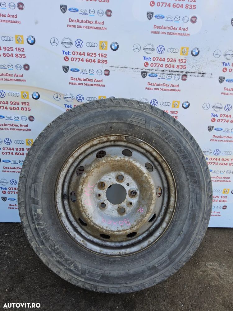 Roata rezerva Peugeot Boxer Citroen Jumper Fiat Ducato r15c - 1