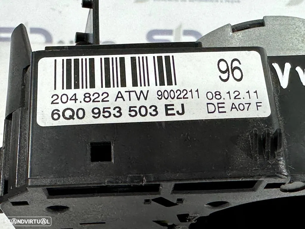 Comutador Piscas + Escovas - VW Polo V (6R) - 5