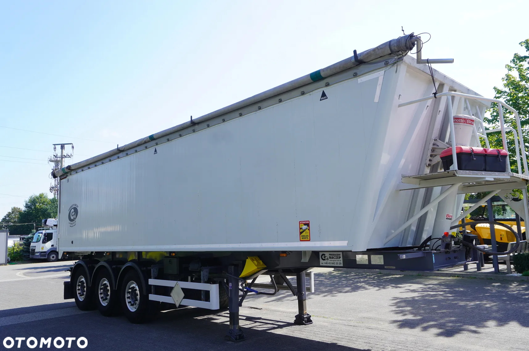 Gras naczepa wywrotka aluminiowa 48 m3 - 6