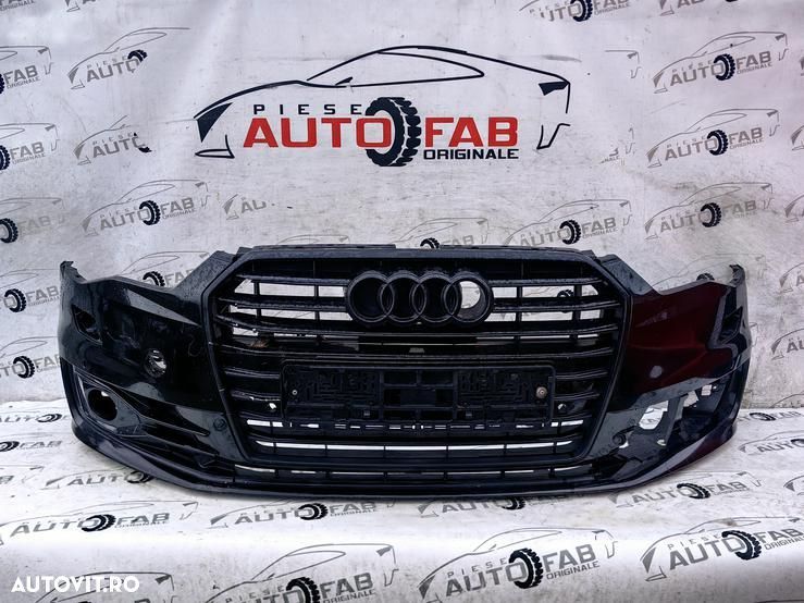 Bara fata Audi A6 4G C7 Facelift an 2015-2018 Gauri pentru 4 senzori si spalatoare faruri - 1