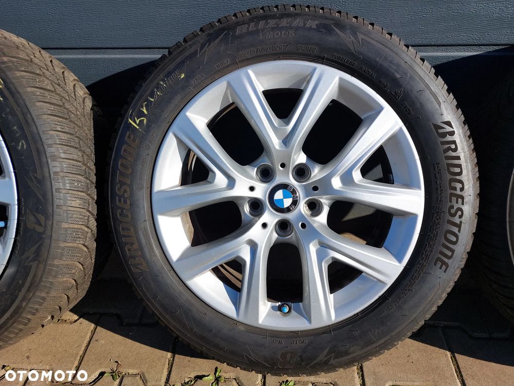 BMW X1 X2 F39 F48 KOŁA FELGI 17 OPONY 6.5J ET39 5X112 OPONY 205/60 17 BRIDGESTONE BLIZZAK LM005 DOT21 - 4