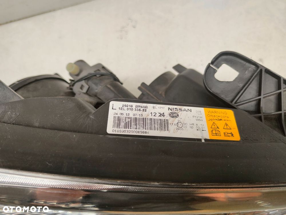 nissan qashqai j10 lift xenon lampa rpawy przód 26010br60b - 3