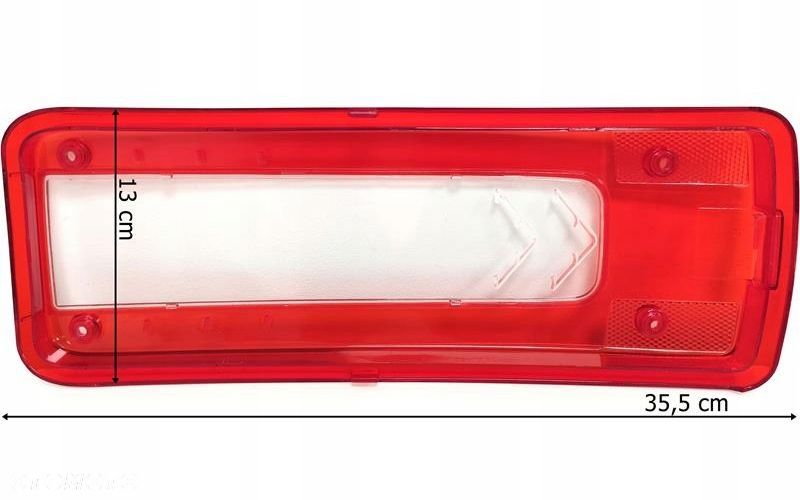 volvo fm4 fh4 fm5 fh5 szkło klosz lampy zespolonej led lewy / prawy - 2