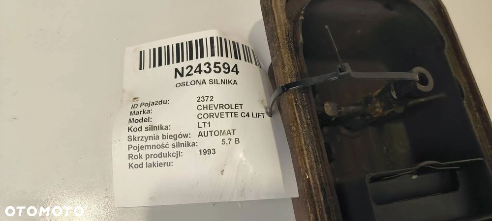 Osłona dekielek głowicy silnika Chevrolet Corvette C4 LIFT 1992 Coupe Benzyna 5699cm³ - 14