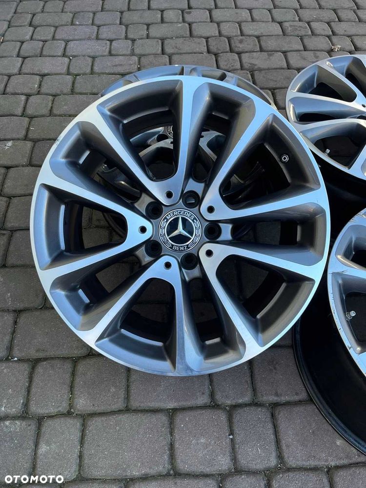 Oryginalne alufelgi Mercedes 5x112 18 Bicolor Czujnik E-KLASA W212,213