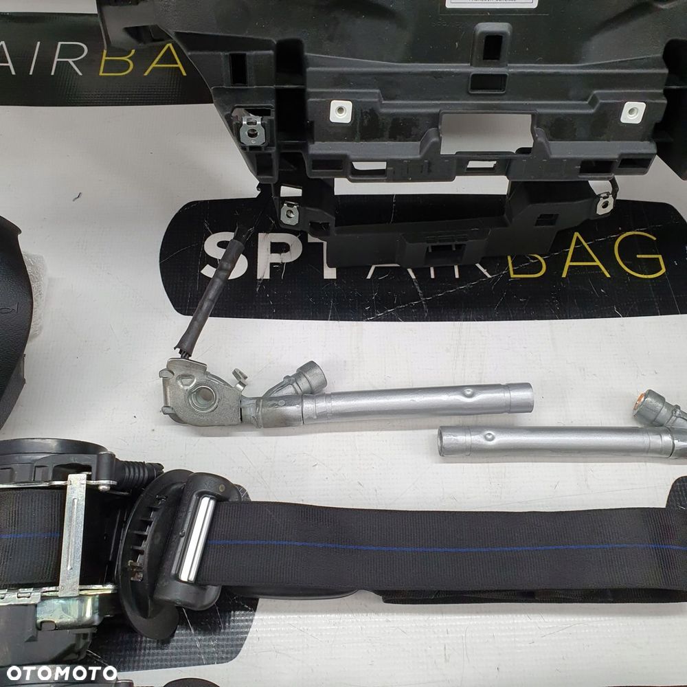 RENAULT MEGANE IV 4 DESKA ROZDZIELCZA KONSOLA KOKPIT PULPIT PODUSZKI AIRBAG AIR BAG PASY KIT SET - 9