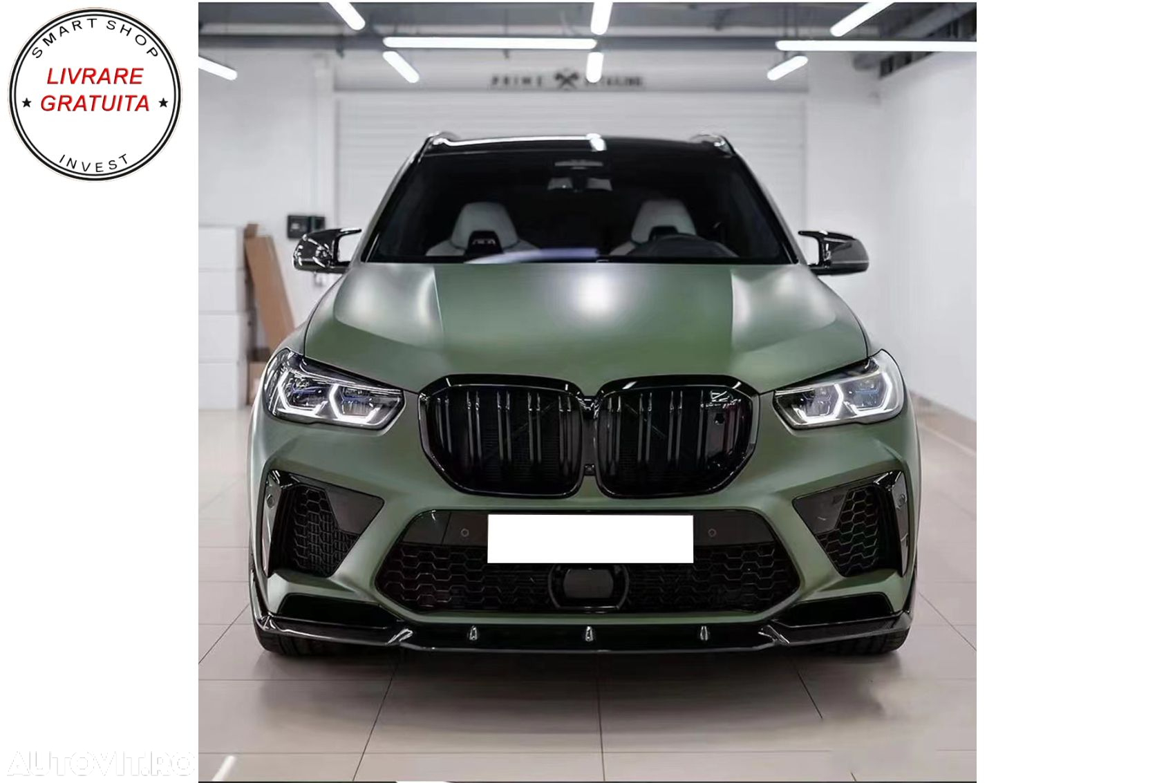 Pachet Exterior Aero BMW F95 X5M Competition (2018-up) Negru Lucios- livrare gratuita - 19