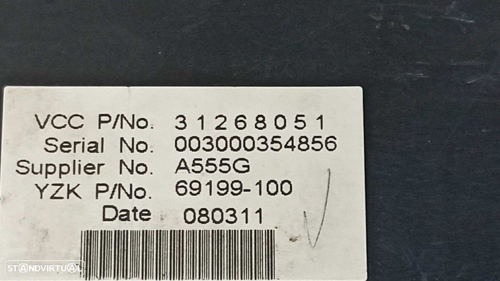 TELA/ECRÃ MULTIFUNÇÕES VOLVO C30 1.6 D MOMENTUM - 7