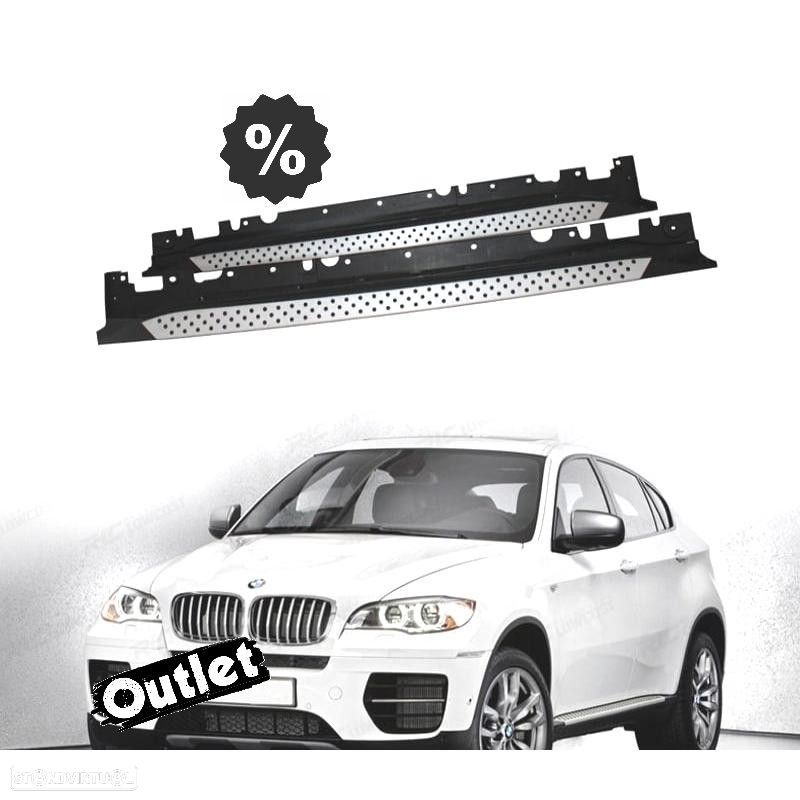 R145931C1 ESTRIBOS LATERAIS BMW X6 E71 08-14 LOOK M - 1