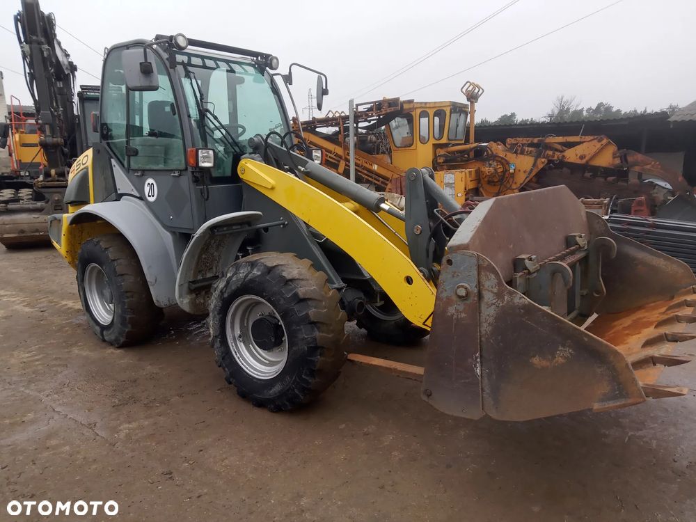 Kramer 950 2574mtg (Cat, Liebherr Volvo atlas)Łyżka Krokodyl+Widły z Niemiec - 2